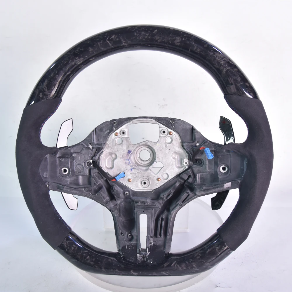 

Sport Forged Carbon Fiber Suede Steering Wheel For BMW G20 G28 G30 G38