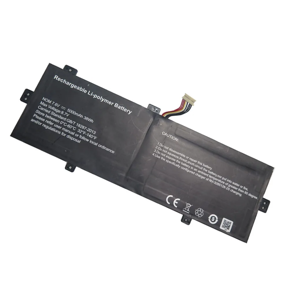 Laptop Battery For Vastking K148 2X YJ3582133P 7.6V 5000mAh 38Wh 10PIN 9Lines New