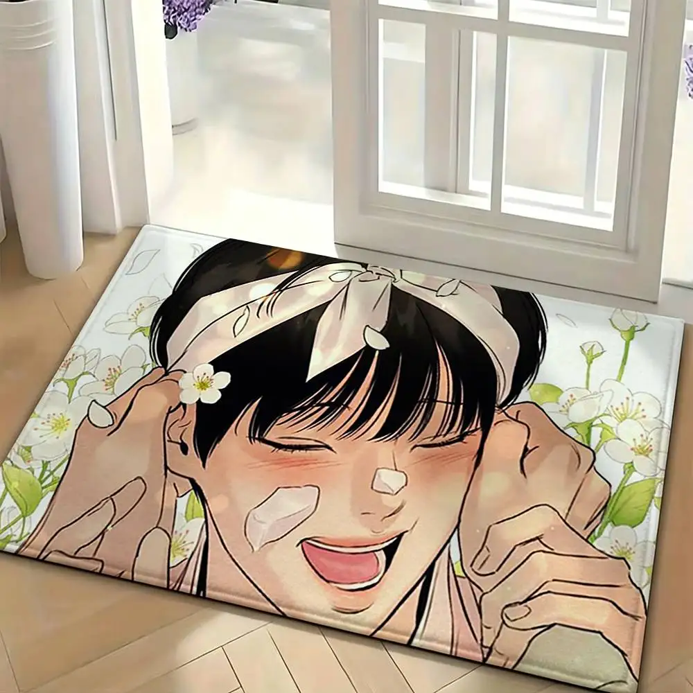 Nakyum Seungho Painter of the Night Bedroom Decor Carpet  for Living Room Thick Plush Study Floor Mat Home Fluffy Soft Rug