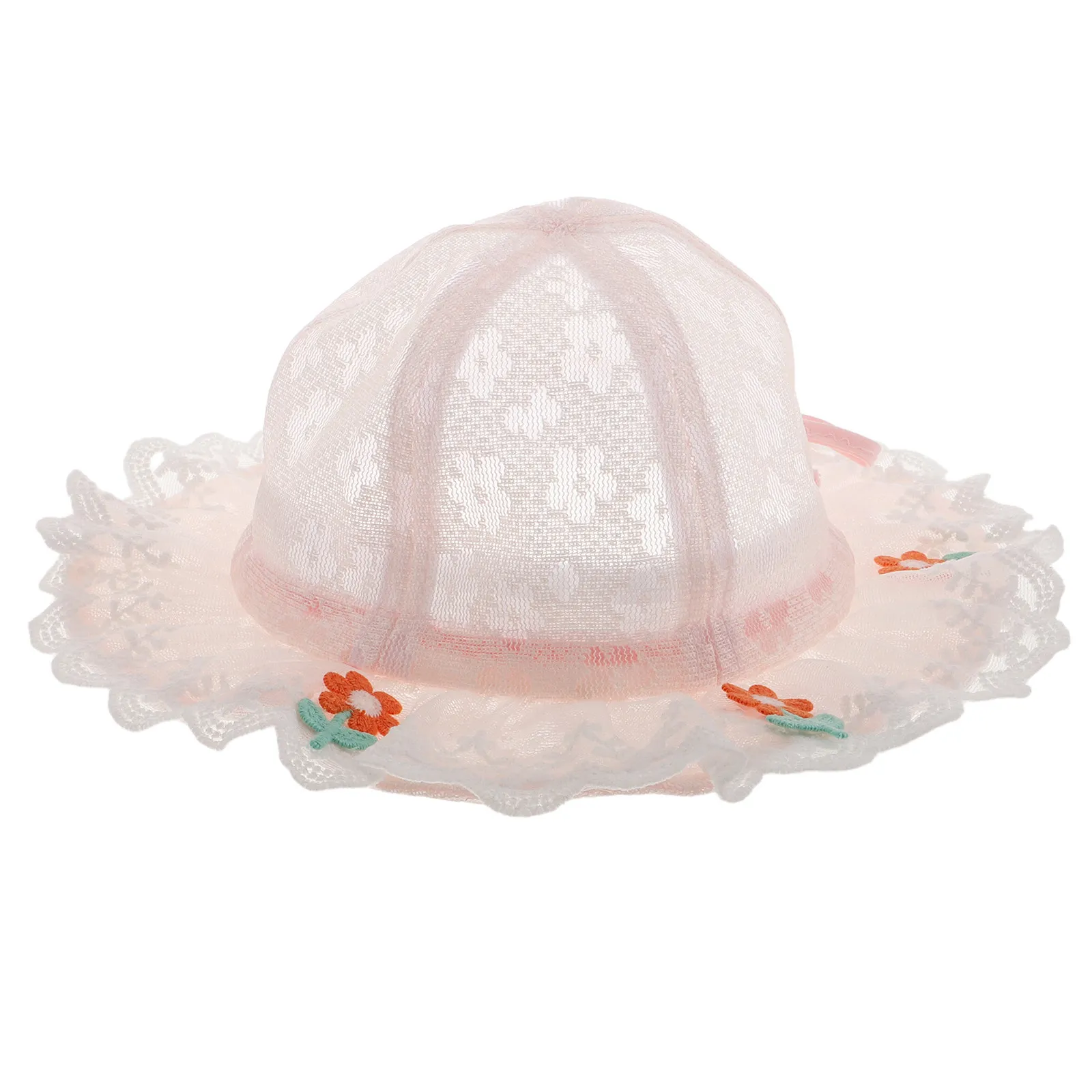 Baby Girl Summer Hat Breathable Mesh Sun Protection Wide Brim Fisherman Beach Cap Toddler Outdoor Baby Girl Hats view 4