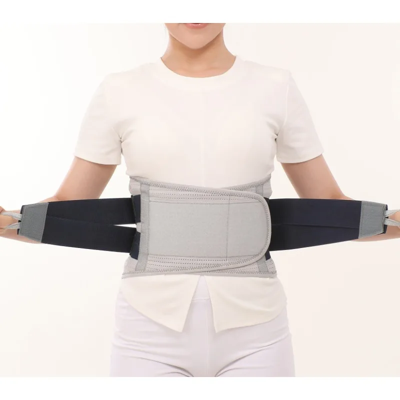 دعم الخصر عالي المرونة وجيد التهوية مع تثبيت الخصر المرن ودعم لوحة الصلب لحزام الخصر للحماية الرياضية