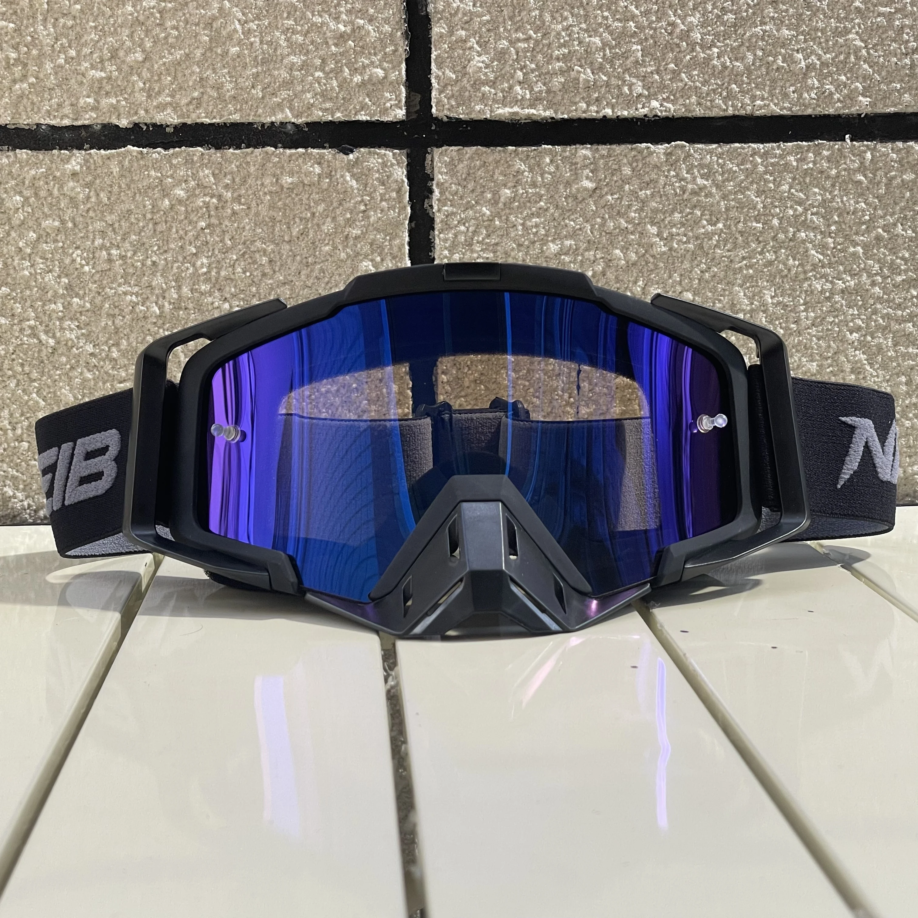 نظارات ركوب الدراجات النارية - مضادة للضباب/الخدش، نظارات الدراجات الترابية للرجال/ركوب الدراجات النارية الجبلية