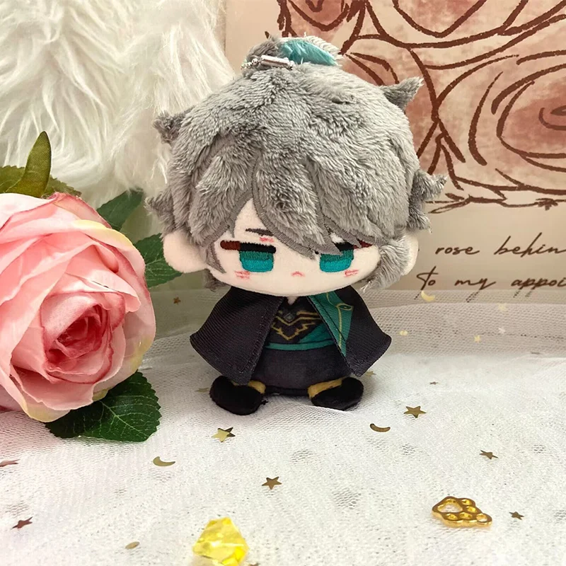 Anime Genshin Impact Zhongli Tartaglia Cosplay Plush Dumpling Pendant Small Sitting Position Doll   Ambitus