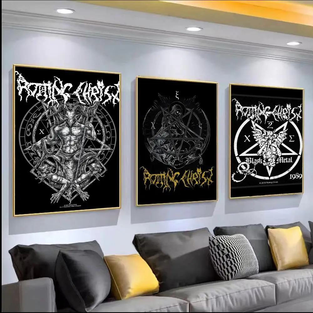 anime R-ROTTING C-CHRIST Metal Poster Canvas HD Poster Wall Art interior Hallway Home Decoration Holiday Gifts