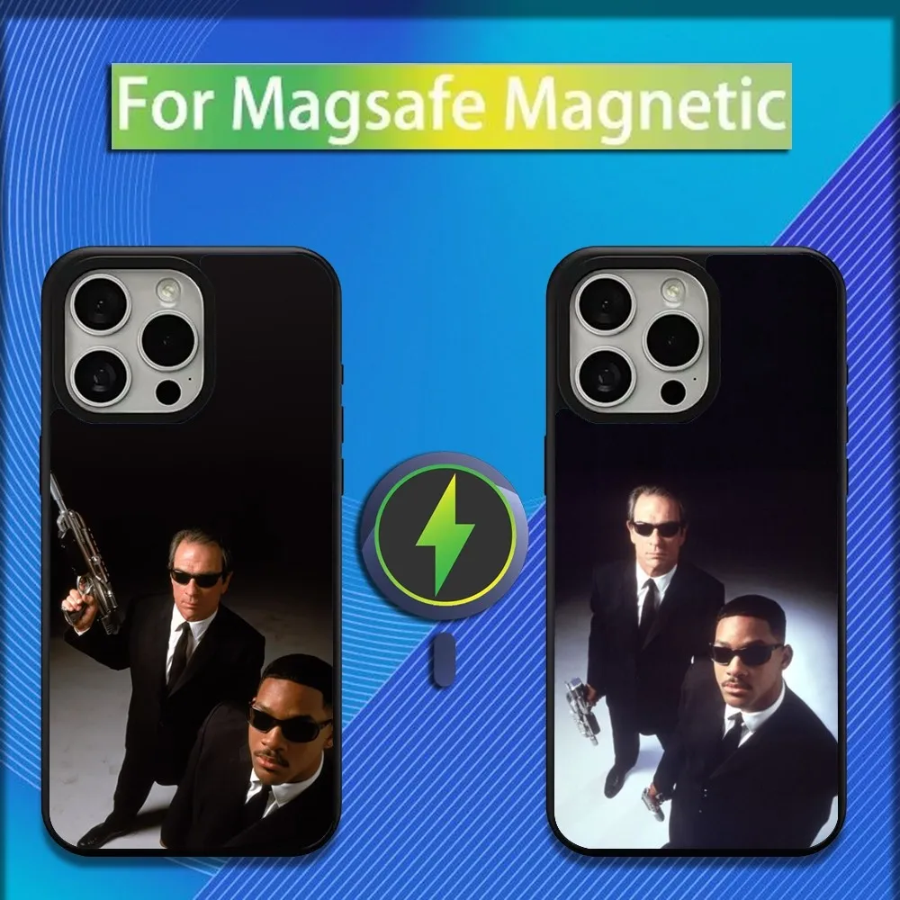 

MIB M-Men in B-Black Phone Case For iPhone 16,15,14,13,12,11,Plus,Pro,Max,Mini Magsafe Magnetic Wireless Charging