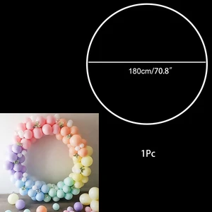 Rundballon Arch Kit, Ballonbogenhalter, Kreis, Girlande, Ballonunterstützung, Hochzeitsgeburtstagsfeierdekoration, Babyparty 10 Hauptverkaufstruktur - №3