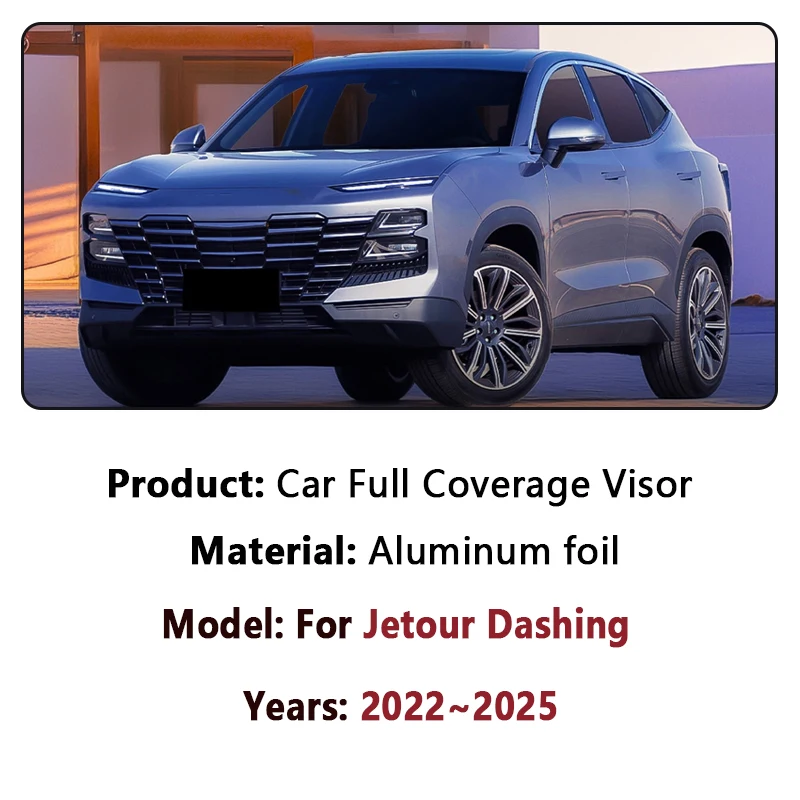 For Jetour Dashing Soueast S06 Accessories 2022 2023 2024 2025 Car Sun Visor UV Protection Reflector Auto Curtain Sunshade Tools