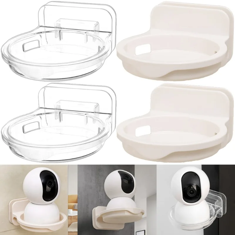 Punch-Free Security Surveillance Camera Stand New Traceless Wall-Mounted Acrylic Bracket Home Self-Adhesive Drill-free Fixer