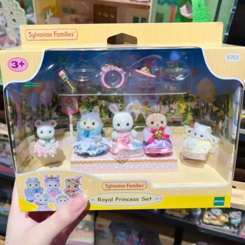 

New Arrival Sylvanian Families Royal Princess Series Figures Family Decoration Dolls Creative Toys Family For Fun Flocking Gifts