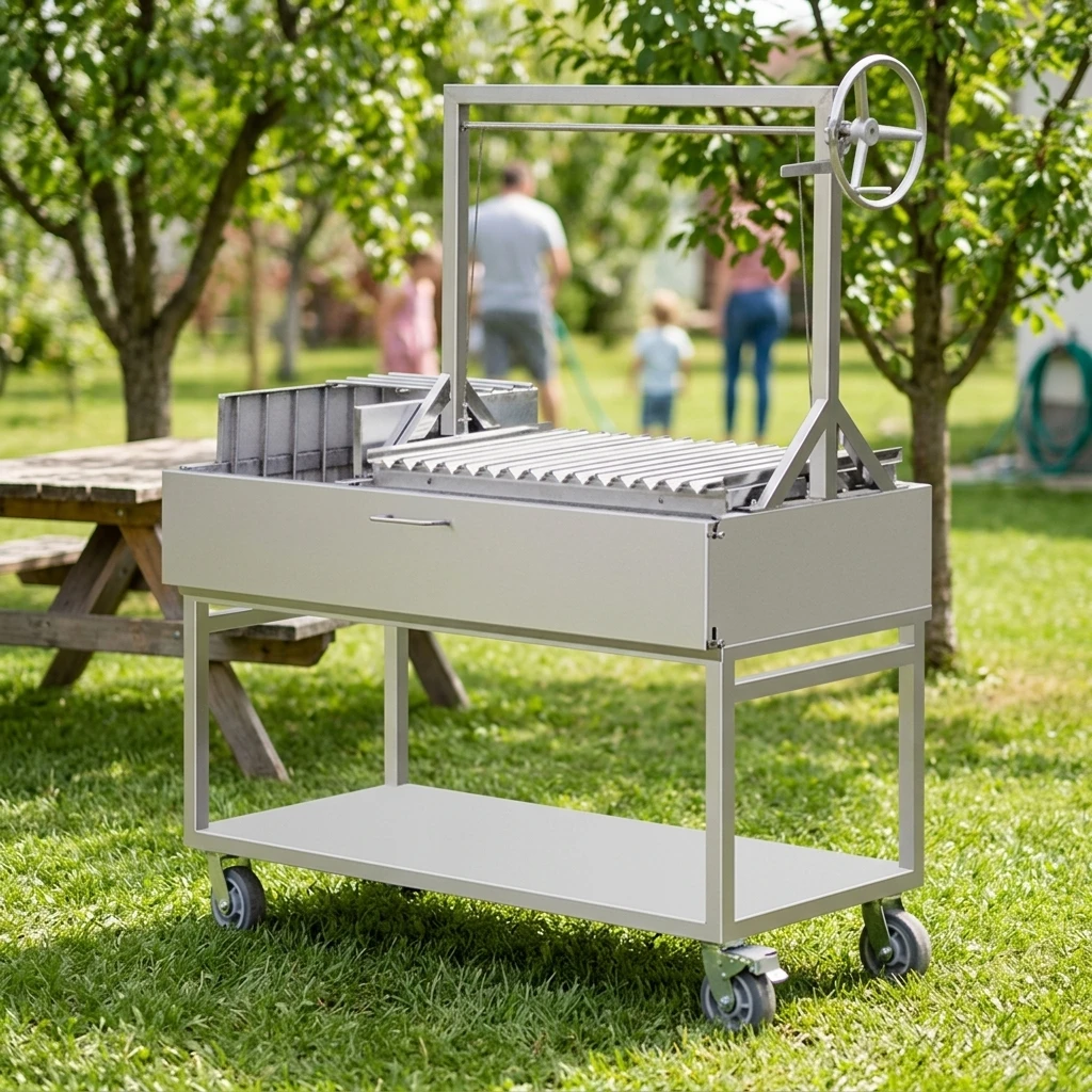 Stainless Steel Outdoor BBQ Parrilla Charcoal Bbq Grill Santa Maria Grill Hot Selling Charcoal Argentine Grill