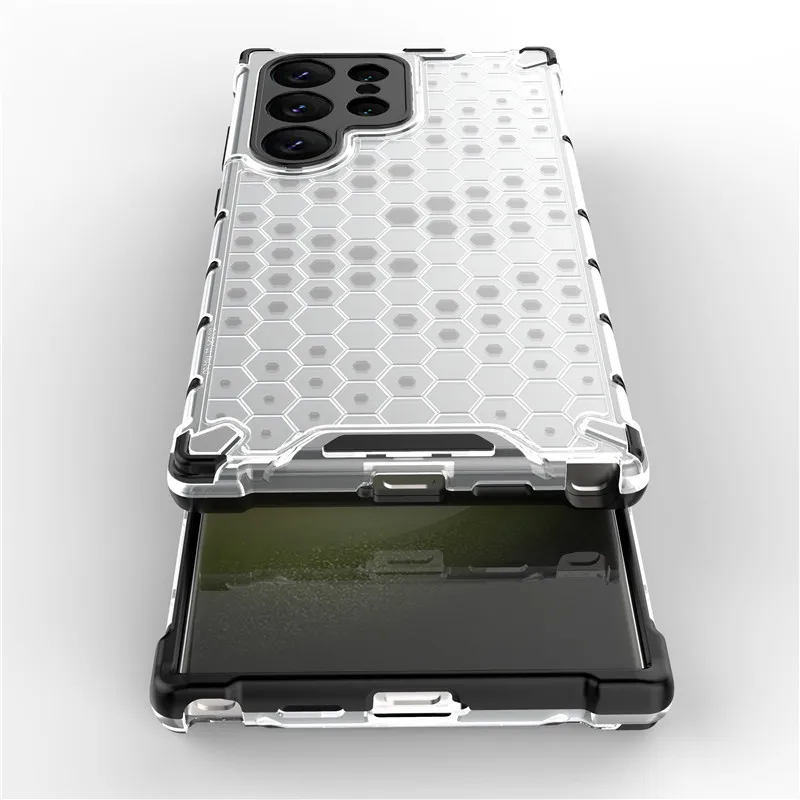 For Samsung Galaxy S24 Ultra Case Samsung S24 Ultra Cover Shockproof Honeycomb Hard PC Protection Bumper For Galaxy S24 Ultra 5G