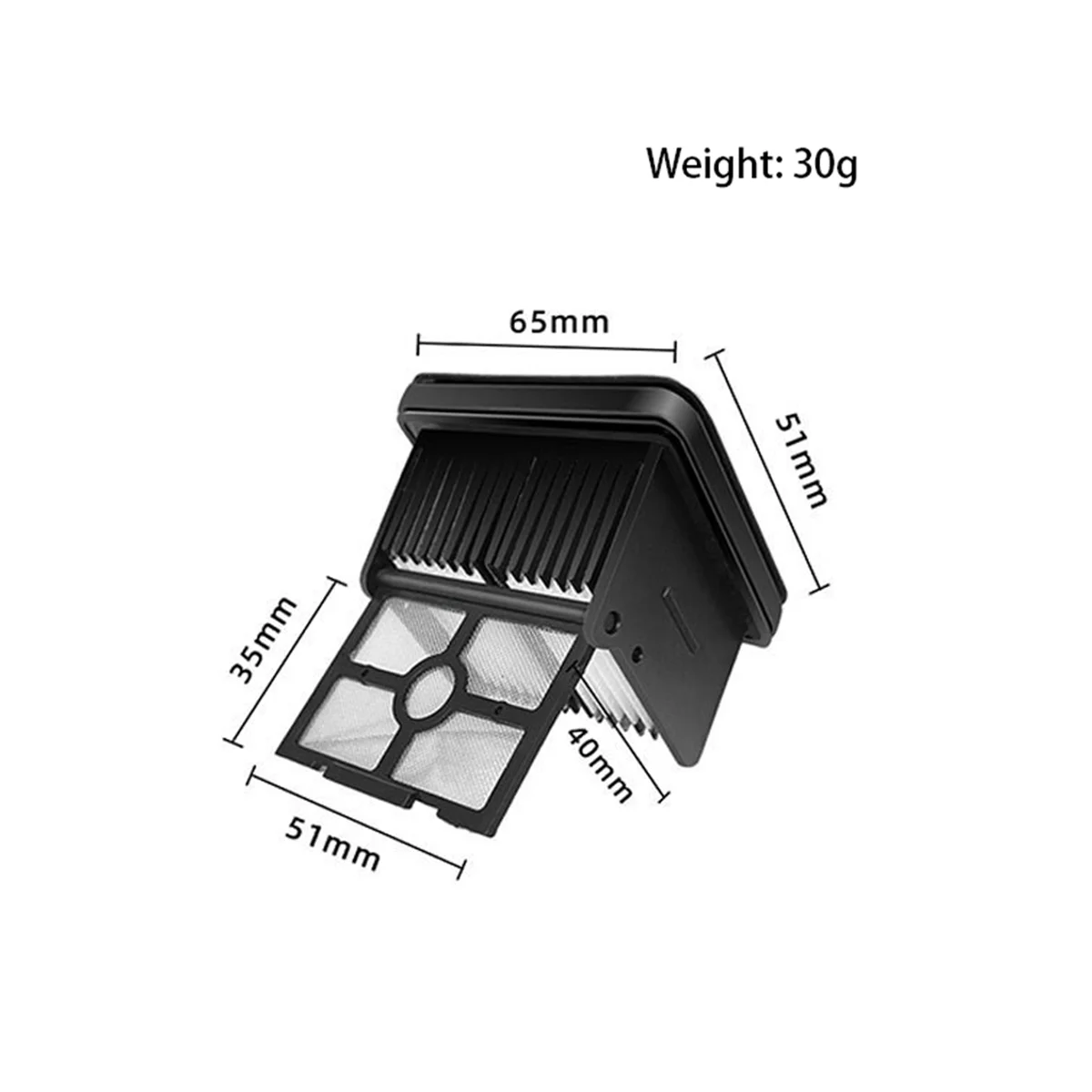 3 pezzi per Dreame M13 Beta H12 Pro H12 PRO Plus lavatrice per pavimenti accessori per aspirapolvere filtro Hepa