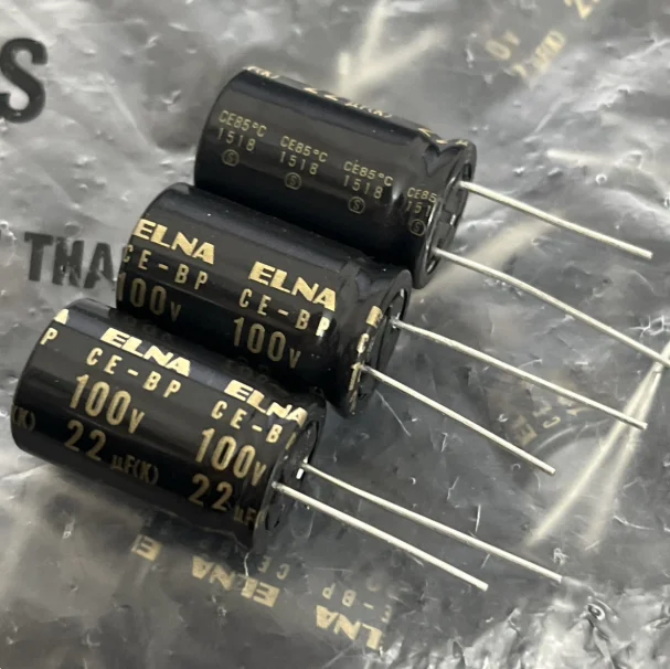 

20pcs/lot Original Japanese ELNA 100V 22UF CE-BP series 16X25mm audio electrolytic capacitors free shipping