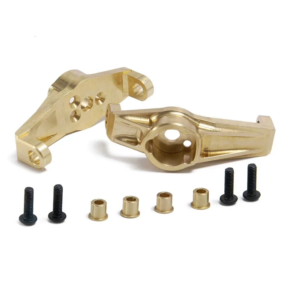 1Pair Heavy Duty Brass Front Hub Carrier For Traxxas TRX4 1/10 RC Crawler Counterweights