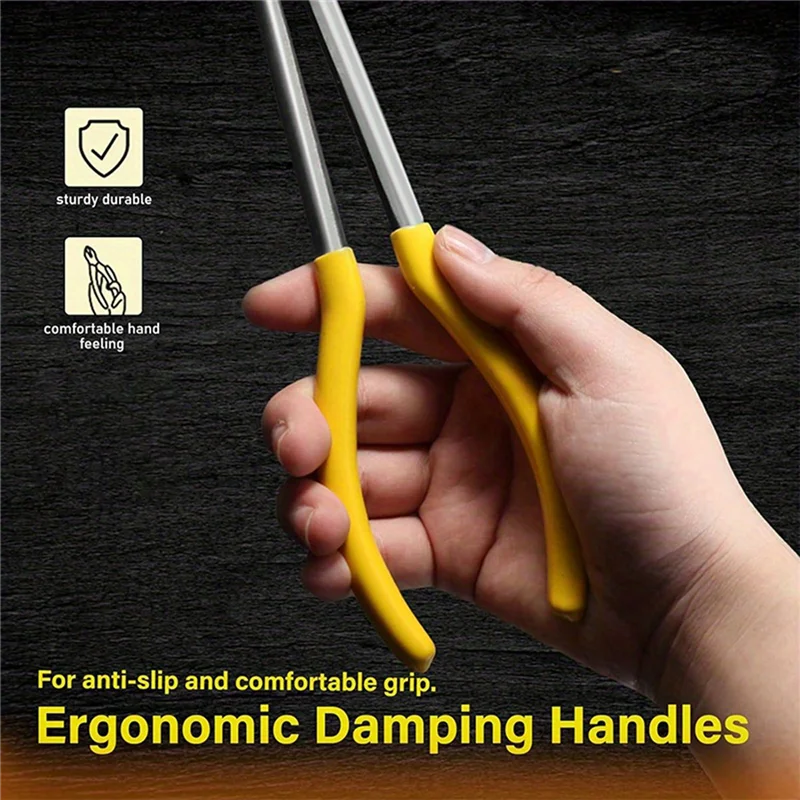 Alicate de vela de ignição de longo alcance AAAN-Premium-ferramenta de manutenção de motor Design de nariz de anel seguro, alças antiderrapantes", tamanho 11""