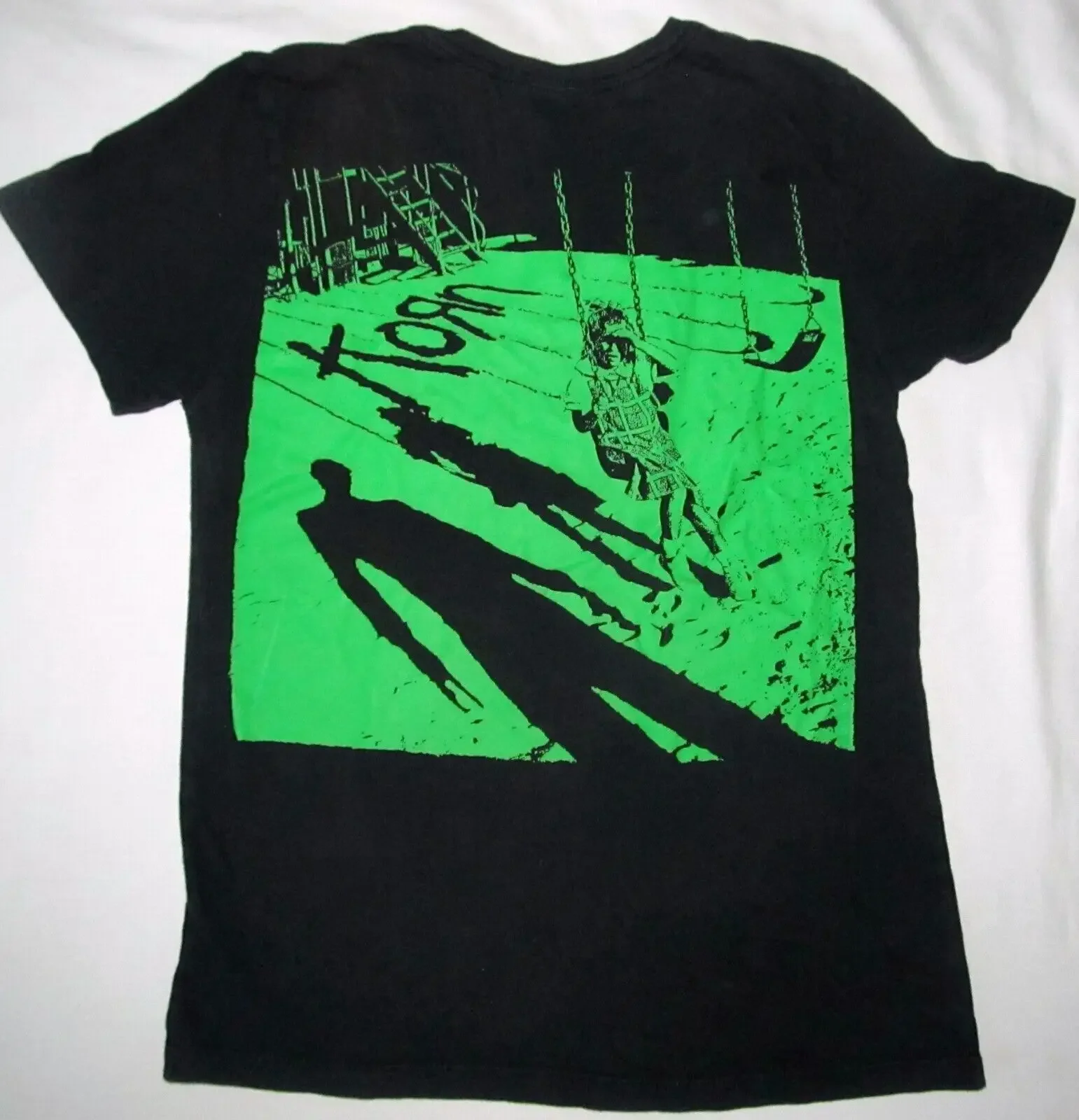 KORRNE Black Green Self Titled Playground Album Cover Tee T Shirt Size Small