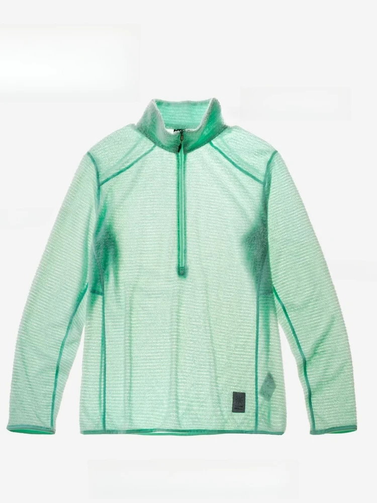 Herren Halbreißverschluss Air Fleece Pullover Stehkragen Thermojacke Antistatisch Antipilling Outdoor Wander- und Sportbekleidung