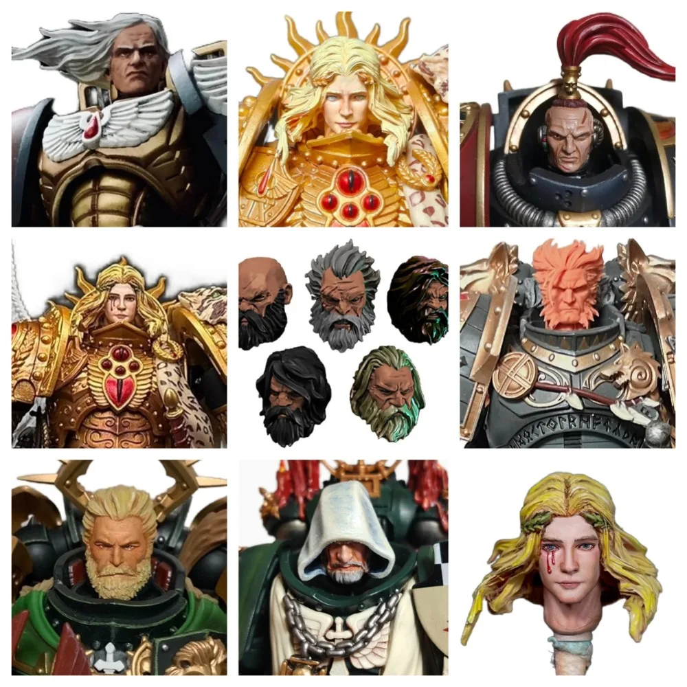 

【Customized 】JOYTOY Warhammer 40k 1/18 Action Figures Accessories Head 1PCS