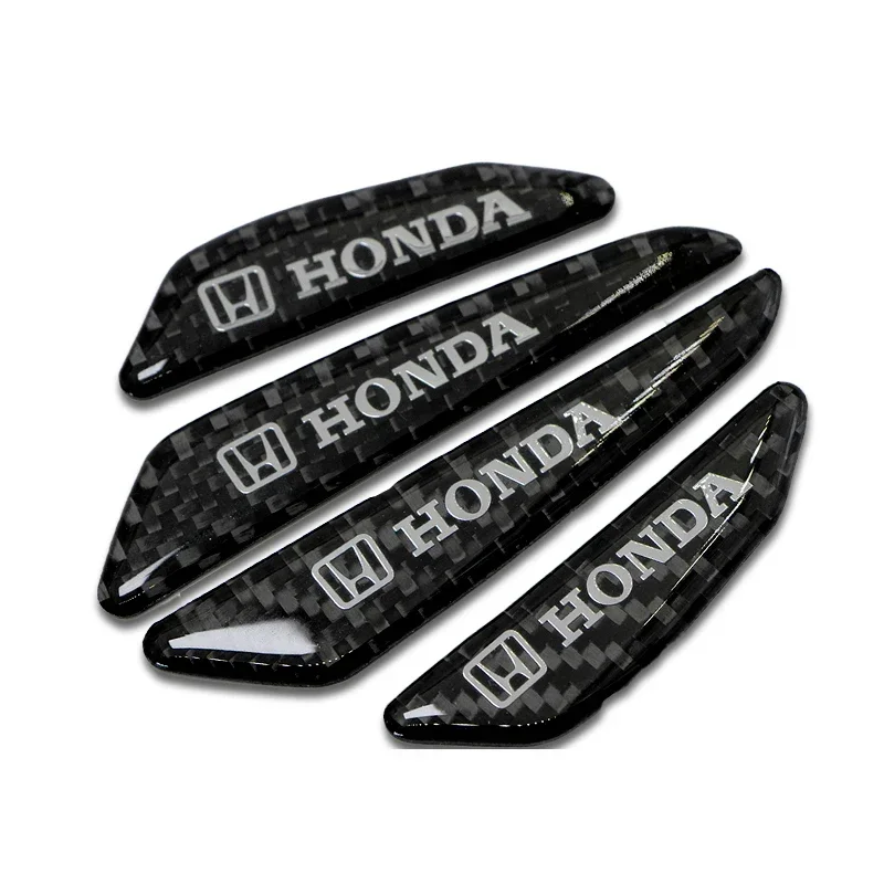 4PCS Car sticker protect Car front/rear edge scratch strip For Honda Civic accord Fit Jazz CR-V Accord Prelude Shuttle SEA-A01