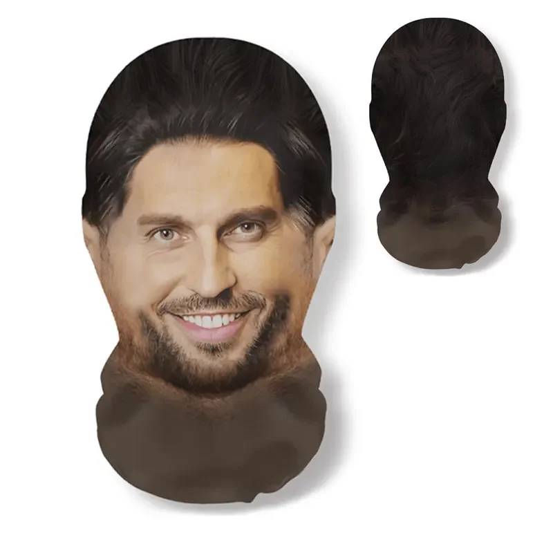 3D-gedruckte Maske für echte Personen, lustige 360-Grad-Vollgesichtsmasken, Cosplay, Internet-Promi-Requisiten, elastische Mesh-Sturmhaube, Kopfbedeckungen