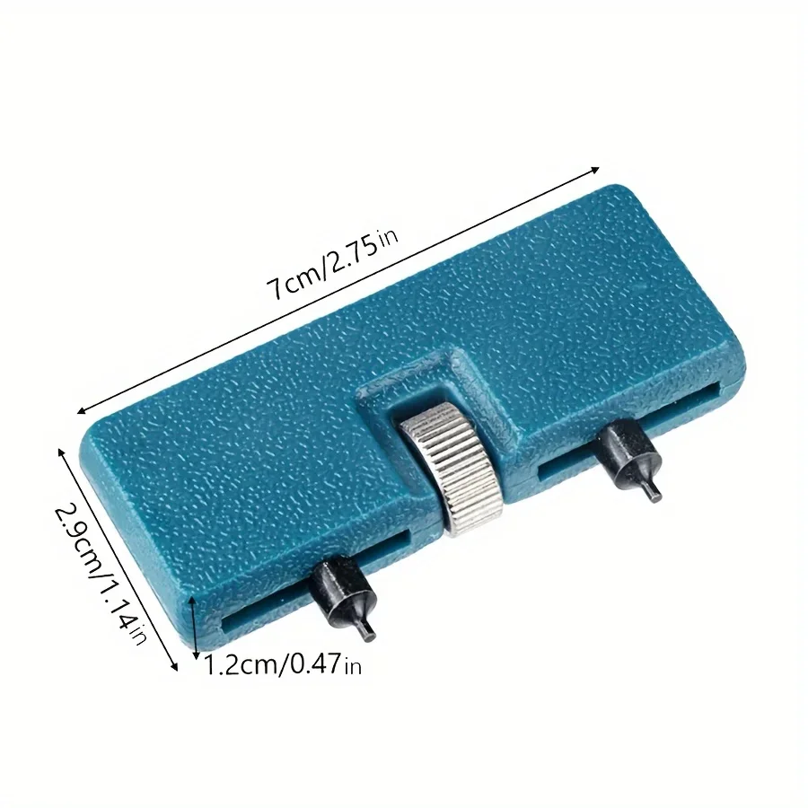 Adjustable Watch Opener, Back Case Tool Press Closer Remover, Wrench Screw Wrench Repair Kits, Watch Battery Remover