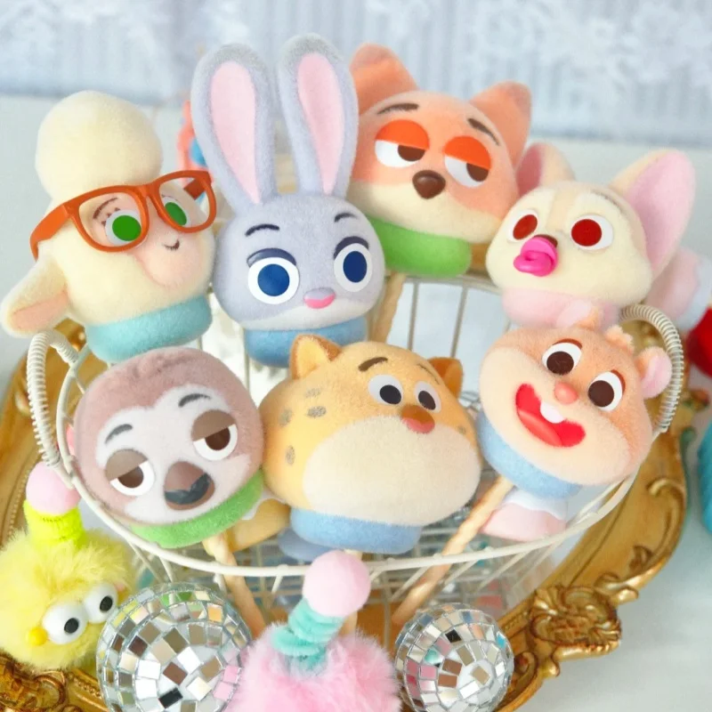 52toys Disney Zootopia Cotton Candy Series Blind Box 52toys Anime Figur Kawaii Beflockung Custom Mystery Sammlergeschenk
