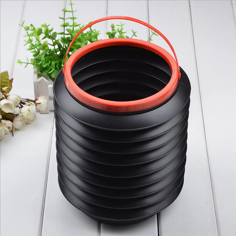 Ergonomic Collapsible Car Trash Bag Pop-Up Garbage Holder Reusable Compact Auto Litter Bin for Travel Driving Organization