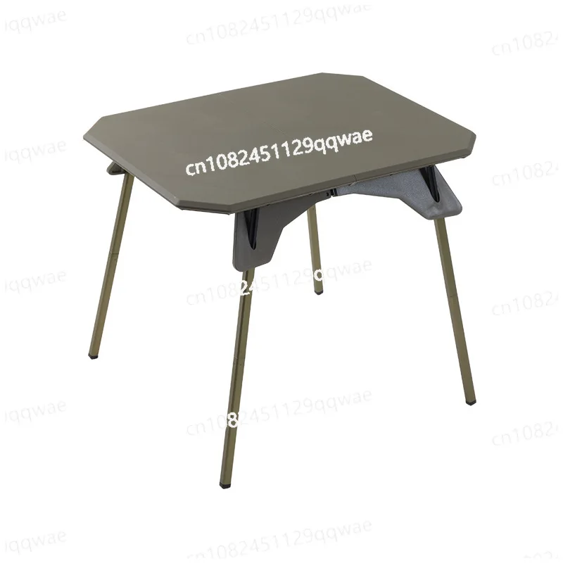 

Outdoor folding plastic table height liftable lightweight camping table self-driving tour portable