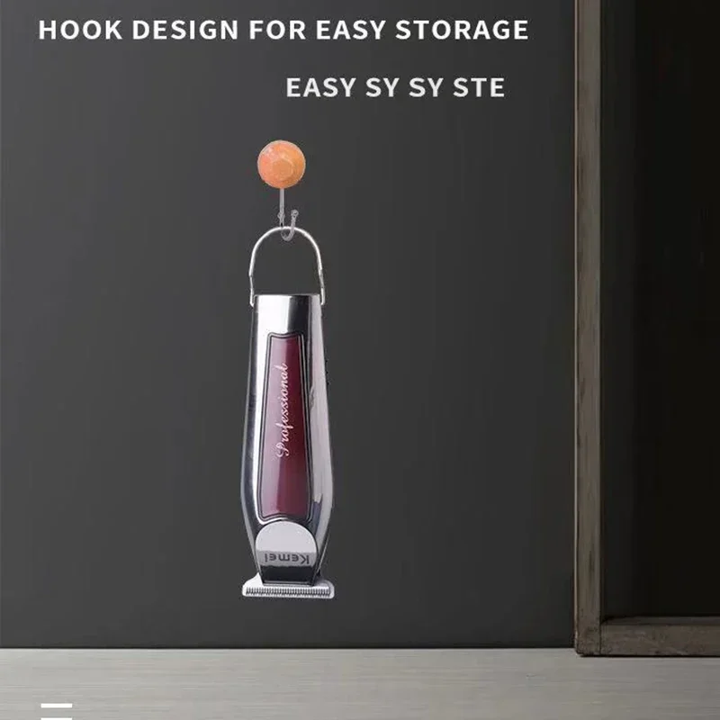 Kemei Professional Hair Trimmer Cordless Hair Cutting Machine Electric Clipper 0mm T Blade Detailer Close Trimming Barber Shop