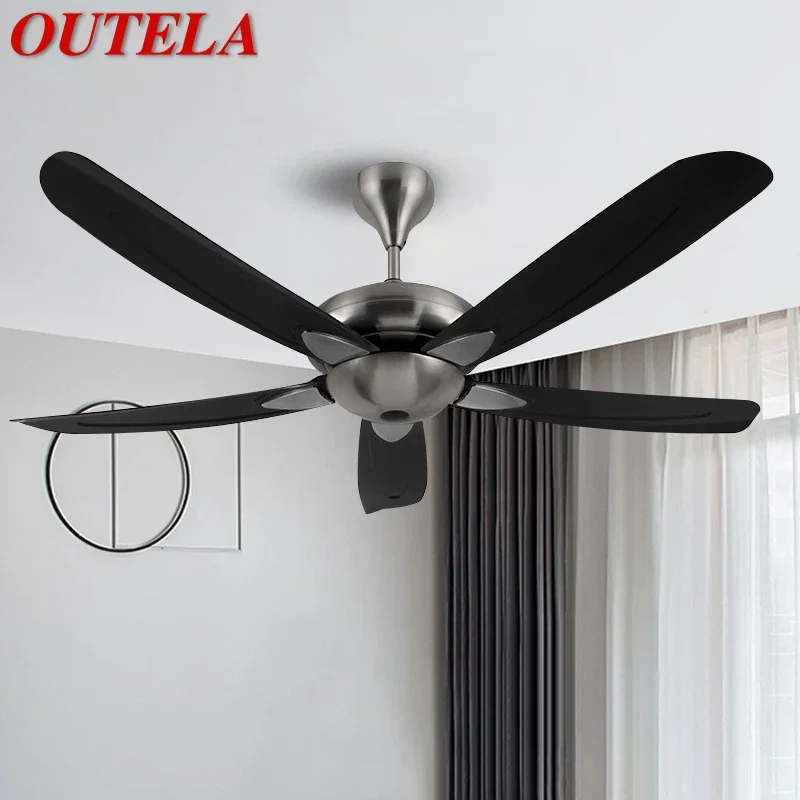 OUTELA Nordic Without lights Ceiling Fan Modern Minima lism Living Room Bedroom Study Cafe Hotel