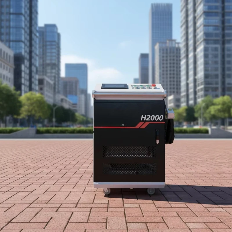 New Handheld Portable 2000W 3000W Efficient Stable Fiber Laser Cleaning Machine Easy Operate Stainless Steel Metal Aluminum