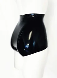 100% latex Rubber Gummi Black shorts, high waist, stylish, comfortable, cosplay, party, pool xs-xxl 0.4 mm