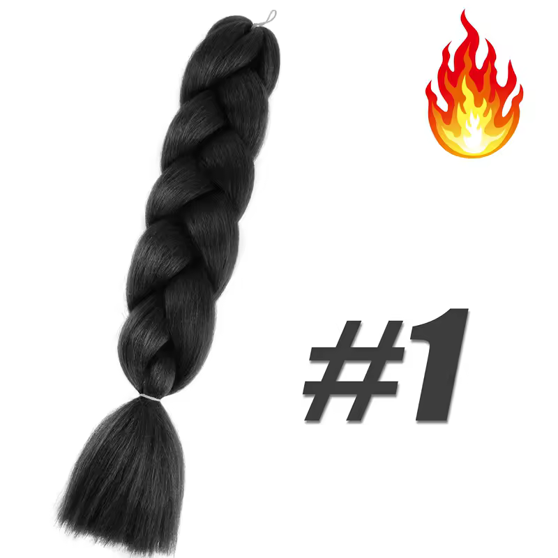 Synthetic Kanekalon Crochet Hair Braiding Hair Pre Stretched Curly Jumbo Braids Extensions Hair Accessories For Girls Braids - Image 8