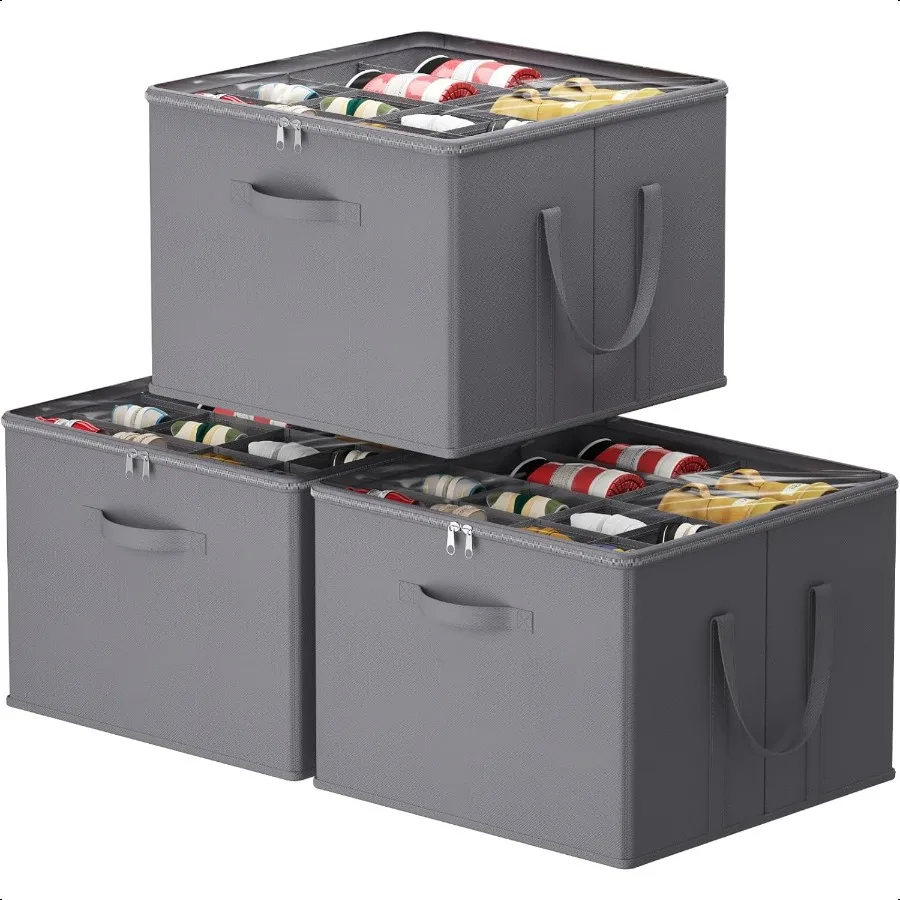 Organizador de almacenamiento de zapatos para armario, se adapta a 1216 pares de cajas de zapatos grandes de tela, contenedores de almacenamiento con cubierta transparente, contenedores plegables aptos para f