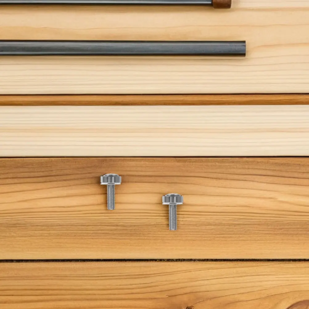 

50Pcs Stainless Steel Crown Screws Nickel Plated Server Rack Screws Cage Nut Mounting Hardware Kit for Network Cabinets and Data