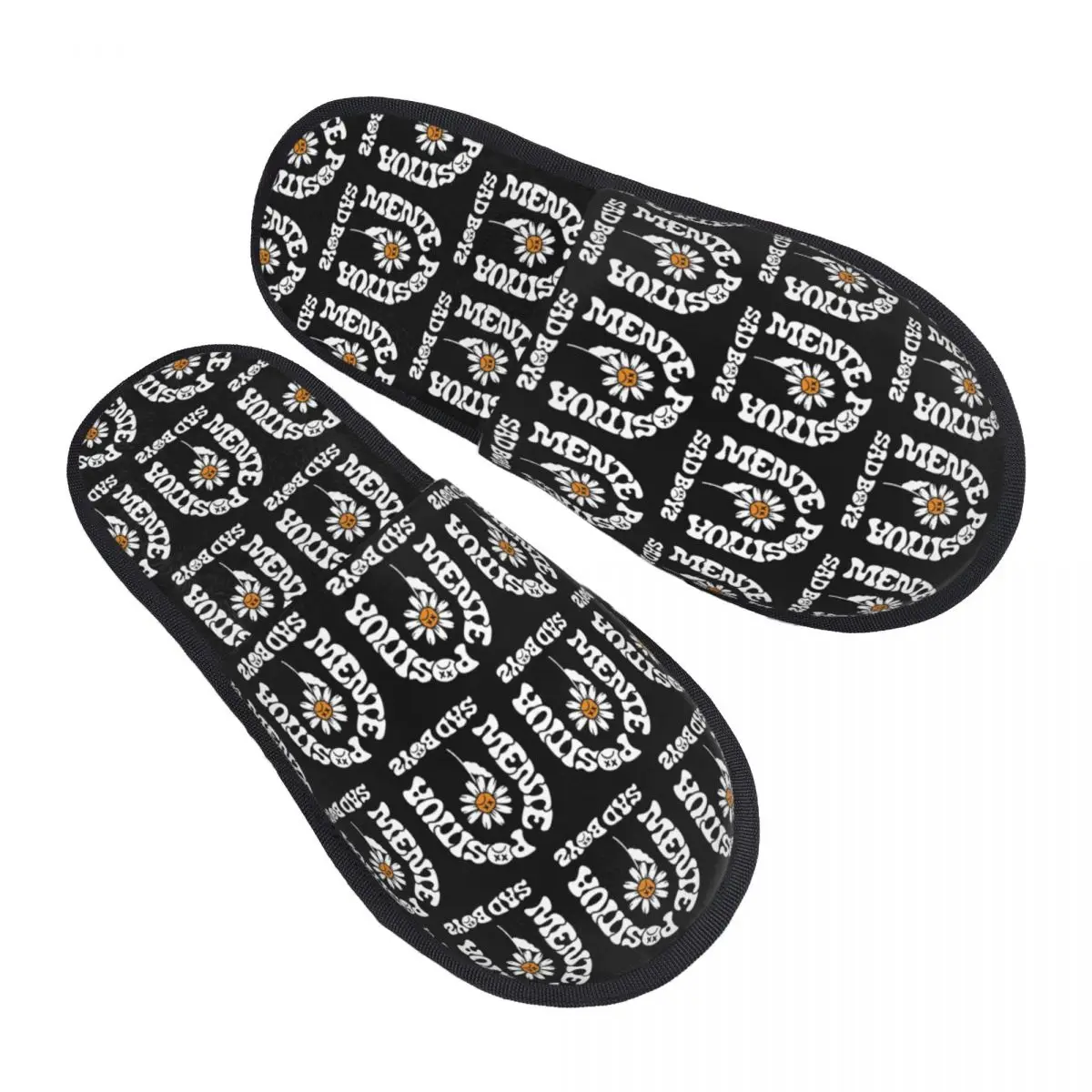 Custom Singer J-Juniors H Sad Boys Flower Memory Foam Slippers Women Cozy Warm House Slippers