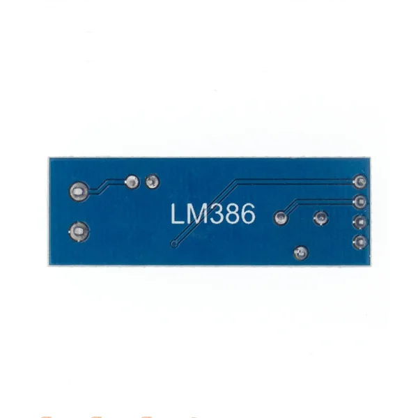 LM386 Audio Power Amplifier Module, 200x Gain Amplifier Board, Mono, 5V-Input 12V