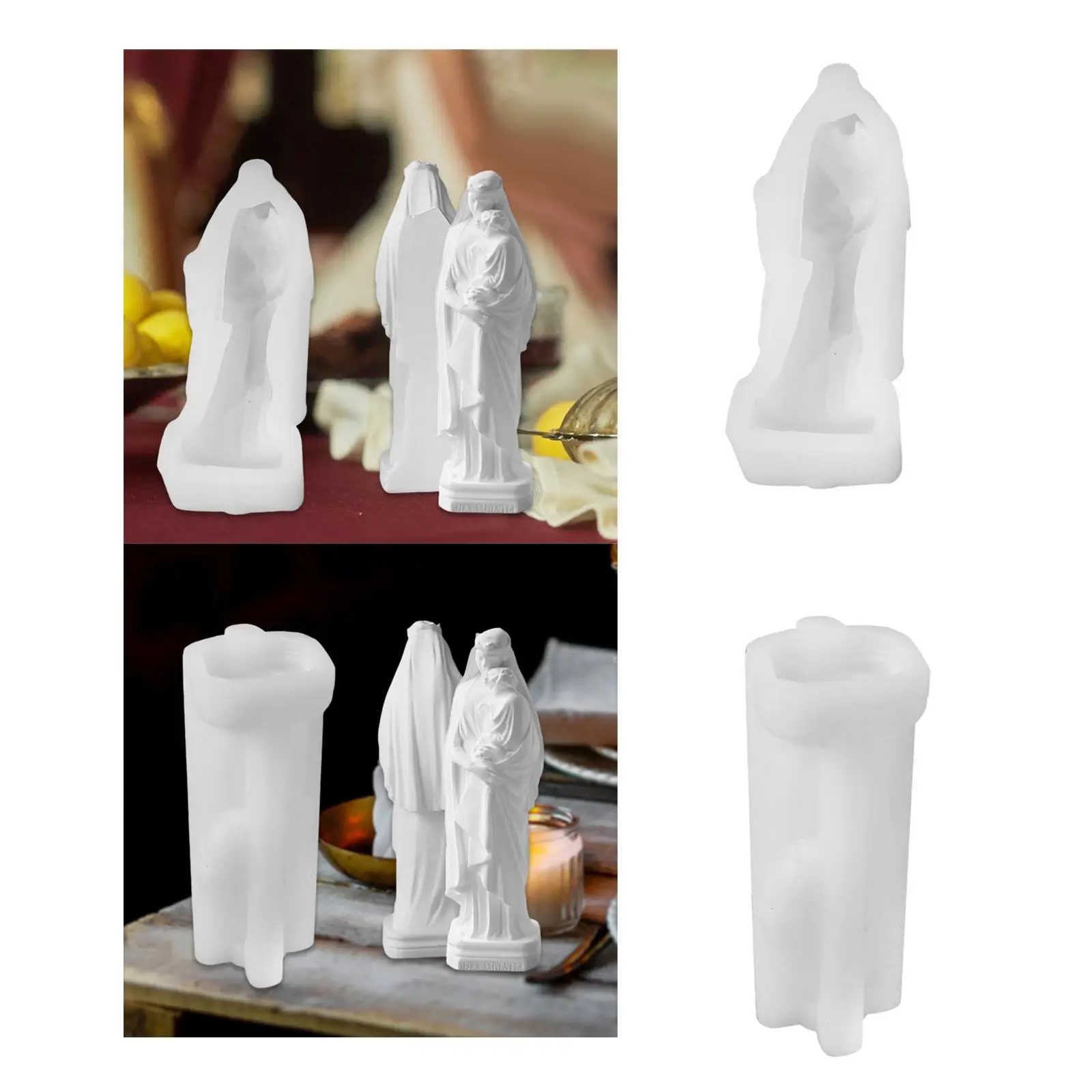 

Силиконовая модель Мэри, литье из смолы, легкий цементный пластырь ручной работы