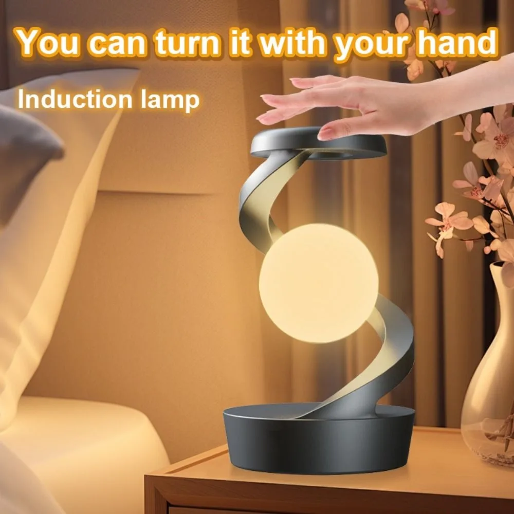 

New Multicolor 360° Rotating Floating Lamp Lighting with Motion Sensor Modern Table Lamp Rechargeable Decorative Lights Desk