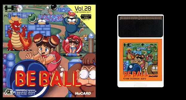 16bits PC Engine HU-CARD : BEBALL ( Chew-Man-Fu )