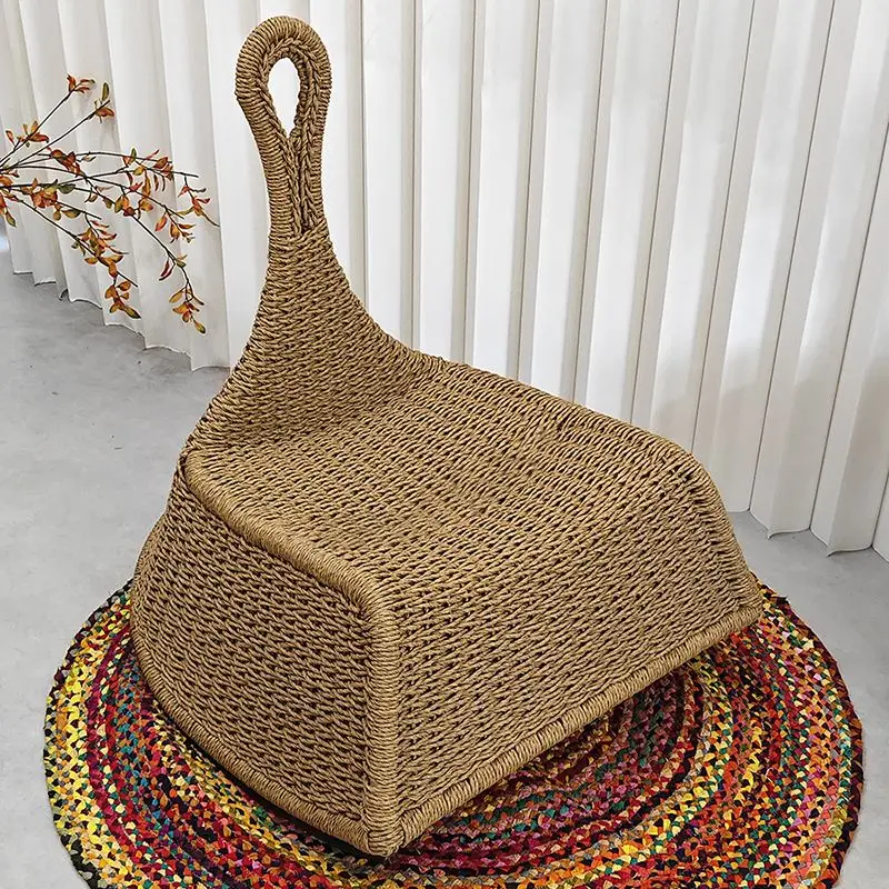 

rocking chair, single rattan chair, outdoor leisure chair, simple and creative Internet celebrity balcony rocking chair