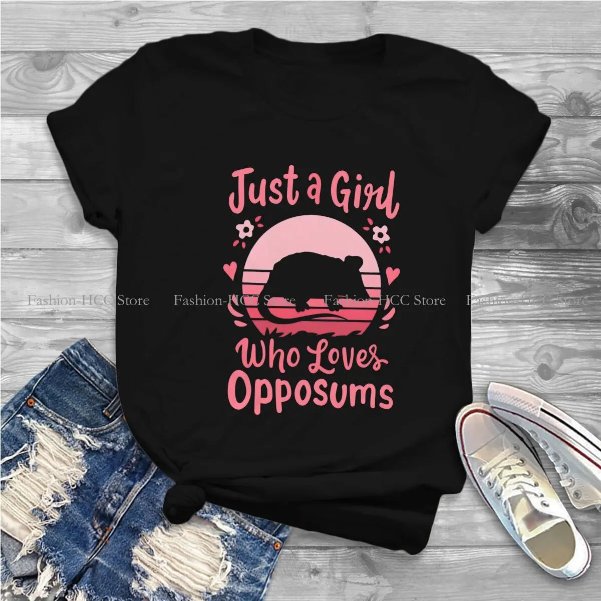Picture 3: Lover Fashion Polyester TShirts Cute Opossum Mouse Momen Harajuku T Shirt Round Neck