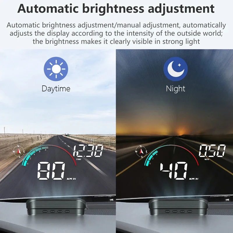 M22 GPS Head-Up Display Auto Electronics HUD Projector Display Digital Car Speedometer Windshield Speed Projector For All Cars - Image 4