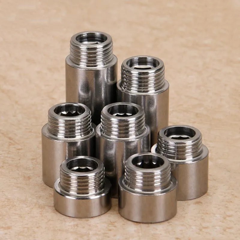 

1/2'' BSP Female Male Thread 201 Stainless Steel Pipe Fitting Connector Joint Adapter Extension Length 10/15/20/25/30/40/50/60mm