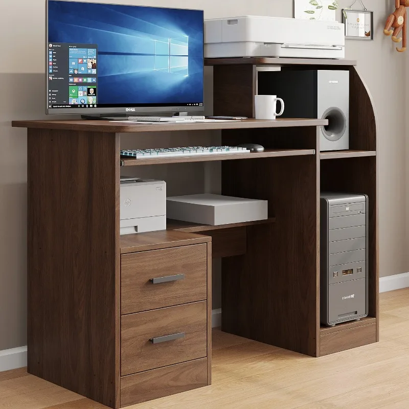 

Computer desktop table Printer integrated table Home office Computer desk Thickened suitable for bedrooms and living rooms