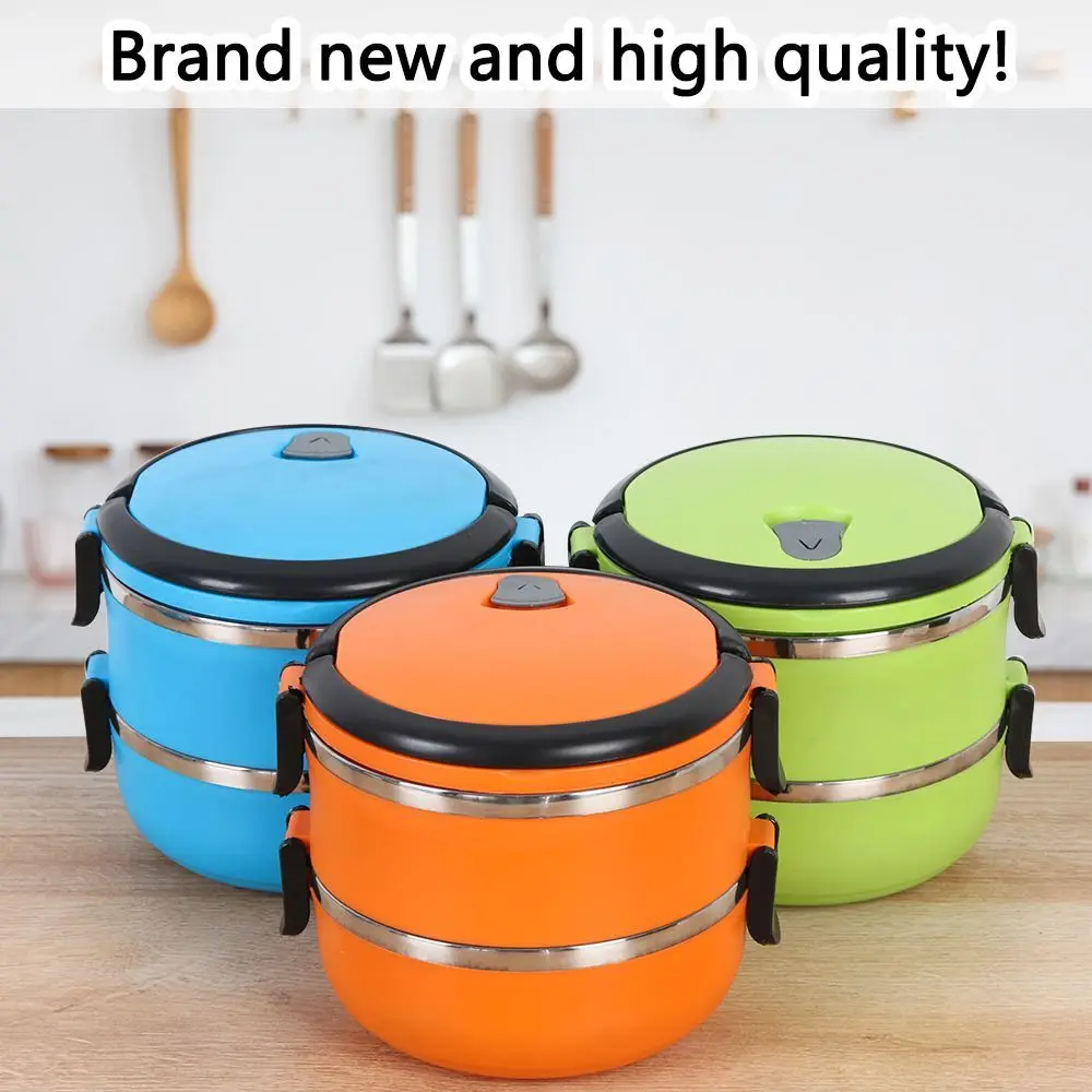 Portable Kitchen Storage Kids Adult Trave Warmer Food Container Thermos Vacuum Hot Food Flask Lunch Box