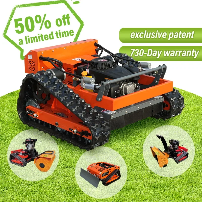 Remote control robot lawn mower Zero turn lawn mower machine