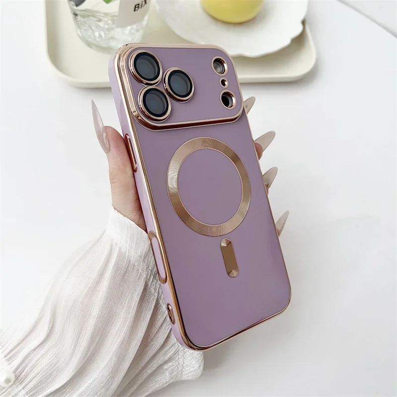 

Camera Lens Protector Case For iPhone 17 16 13 12 11 Pro Max For Magsafe Phone Cases For iPhone Air 15 14 Pro Max 16 Plus Cover