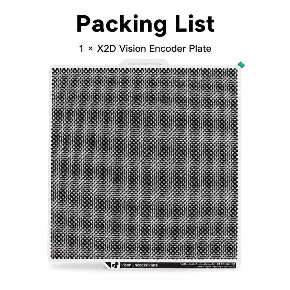 Für Bambu X2D Vision Encoder-Platte: Erhöht die Genauigkeit, Vorteilhafte Schnellkalibrierung für Präzision beim Bambu X2D 3D-Drucker – Detail 7