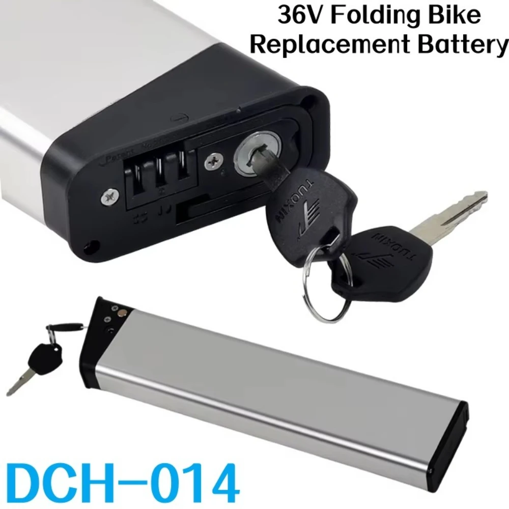 DCH014 36V 8Ah10Ah12.8AhLiIon Replacement BatteryForANCHEER AM1908 ADO A16 VIVI F20 Lankeleisi A6 Folding bike18650 Lithium Cell
